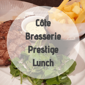 Lunch at Côte Brasserie French casual dining in Glasgow