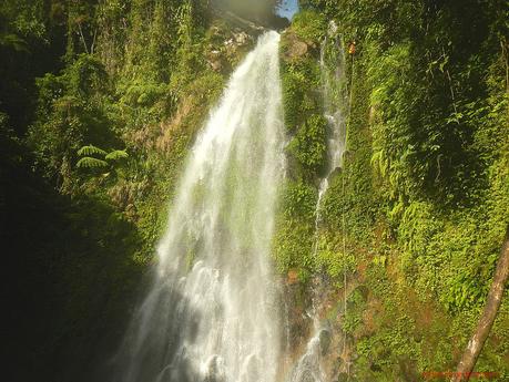 Rappelling down Ulan-ulan Falls