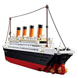 Image: SuSenGo Titanic Building Block Kit 1021 Pieces Bricks | Build a spectacular project at home, compatible with major brands