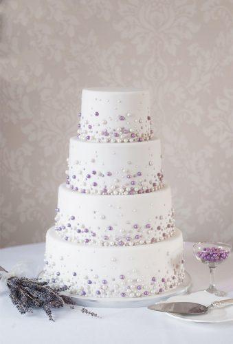 luxury wedding cakes violet pearls on cake junipercakery