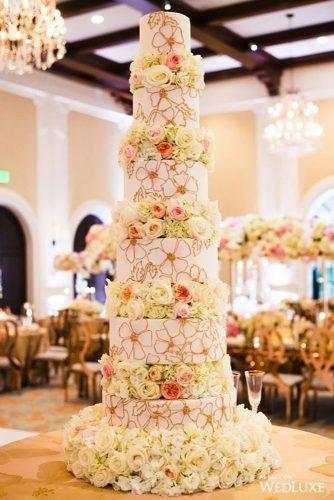 luxury wedding cakes floral cake Henry Photography