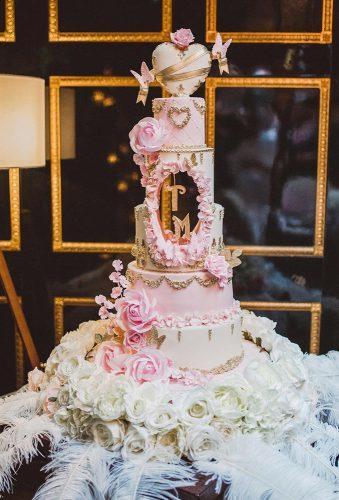 luxury wedding cakes cake with heart louiedphotography