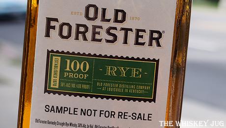 Old Forester Rye Whisky Review