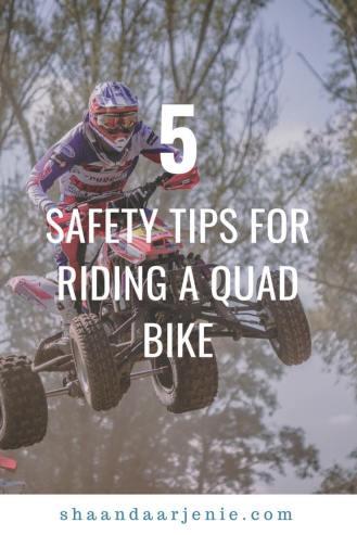 5 Safety Tips For Riding A Quad Bike