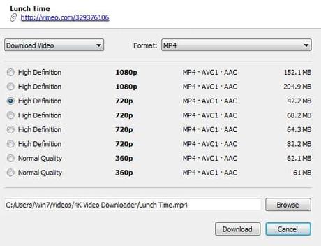 4k Video Downloader Video Qualities 