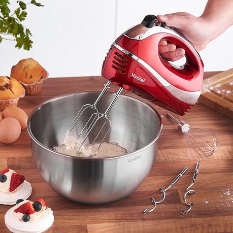 Best Hand Mixer In 2019 VonShef Electric Hand Mixer