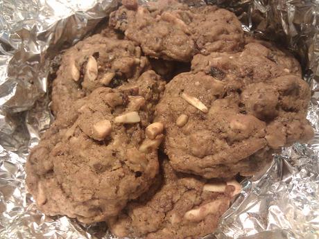 Cherry, Almond, Chocolate Chip and Oatmeal Cookies