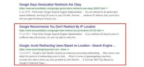 SEO Impact of GEO IP Redirects – Don’t Do Them (For Your Own Sake)