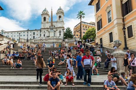 Why should you visit the Spanish Steps?