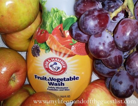 Eat Pesticide-Free: Arm & Hammer Fruit & Vegetable Wash