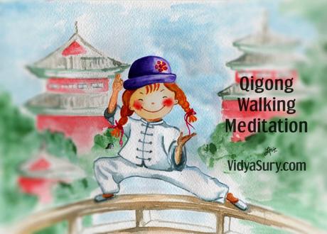 Qigong Walking Mediation for Kids (and Grownups) #AtoZChallenge