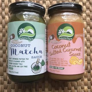 Nature's Charm Coconut Salted Caramel & Matcha Sauces