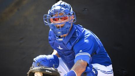 Blue Jays catchers Maile, Jansen fine tuning pitch presentation