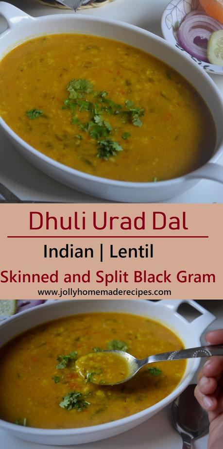 Dhuli Urad Dal, How to make Punjabi Urad Dal Tadka | Split Black Gram Lentil
