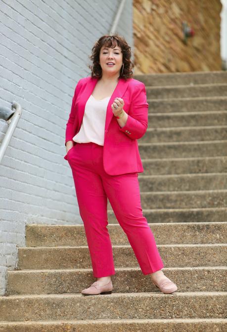 The Hot Pink Banana Republic Pantsuit