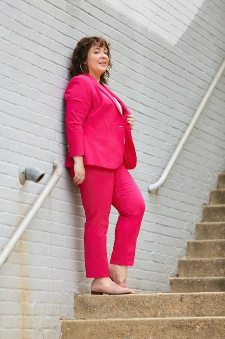 The Hot Pink Banana Republic Pantsuit