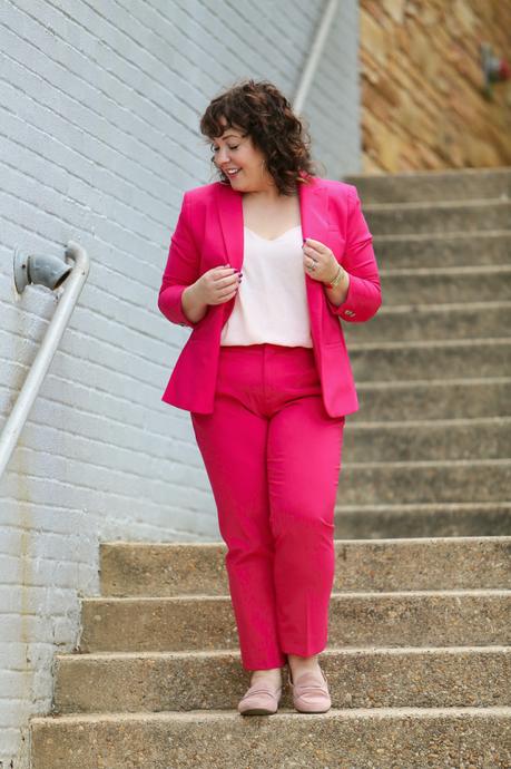 The Hot Pink Banana Republic Pantsuit