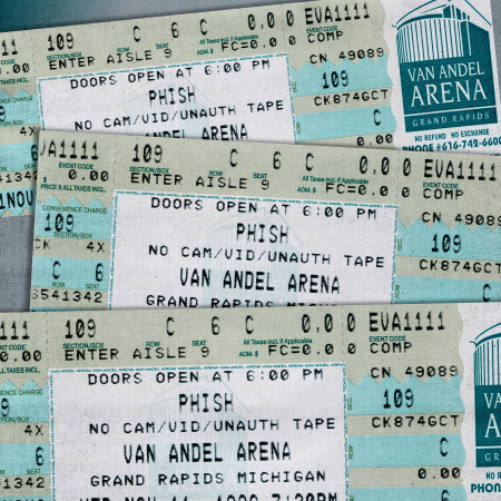 Phish: new archival release 11/11/1998 Van Andel Arena, Grand Rapids, MI