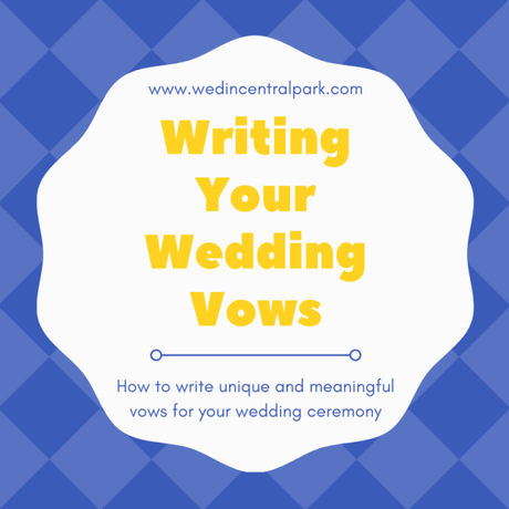 Tips on Writing Your Own Wedding Vows