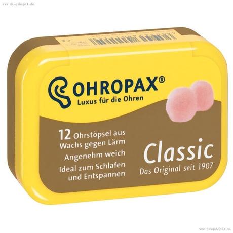 Ohropax Wax Ear Plugs, 12 Plug