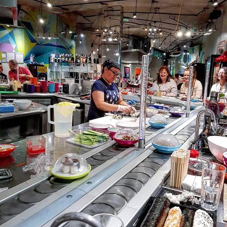 Out & About || Yo Sushi! Sushi School