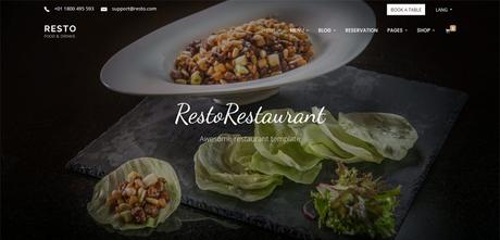 Resto WP Theme