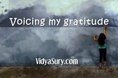 Voicing My Gratitude #GratitudeCircle #AtoZChallenge