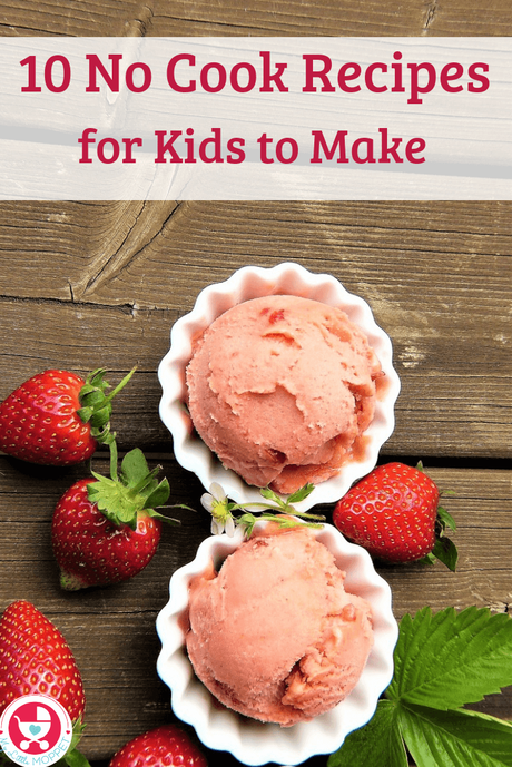 Keep kids engaged without suffering the heat - with these easy no cook recipes for kids to make this summer! Choose from pizza, pie, rolls and more!