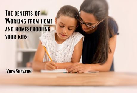 The benefits of homeschooling your kids when you work from home #Parenting