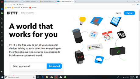 WORKING WITH THING SPEAK AND IFTTT﻿