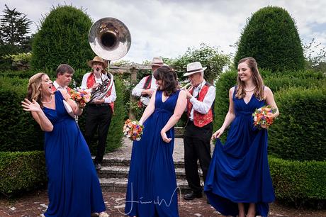 Wedding guests at Mapperton