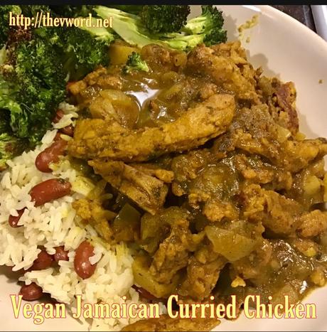 Vegan Jamaican Curried Chicken