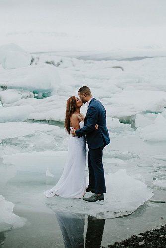 winter wedding wedding newlyweds photo