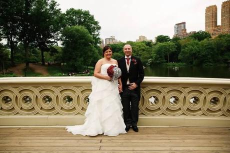 Claire and Brett’s Wedding under the Angel of the Waters at Bethesda Fountain