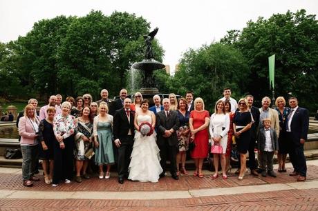Claire and Brett’s Wedding under the Angel of the Waters at Bethesda Fountain