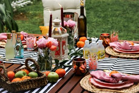 patio entertaining, picnic table setting, target style, dc blogger, lifestyle blogger, fashion, style, backyard party, myriad musings, saumya shiohare