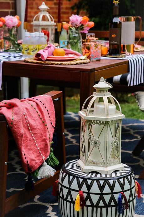 patio entertaining, picnic table setting, target style, dc blogger, lifestyle blogger, fashion, style, backyard party, myriad musings, saumya shiohare