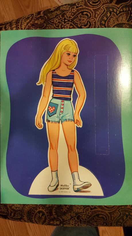 growing up skipper doll has green on back sndchest