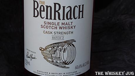 BenRiach Cask Strength Label