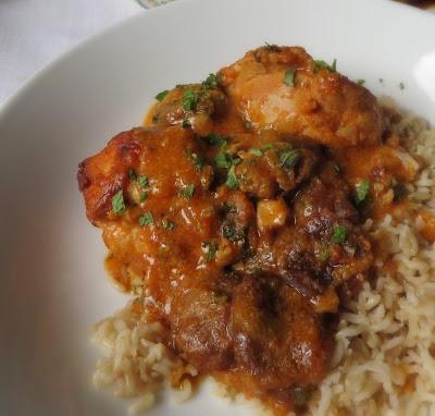 Tagine of Chicken with Apricots & Mint