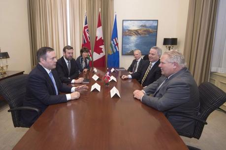 Kenney meets Ford while trying to woo Ontario businesses to Alberta