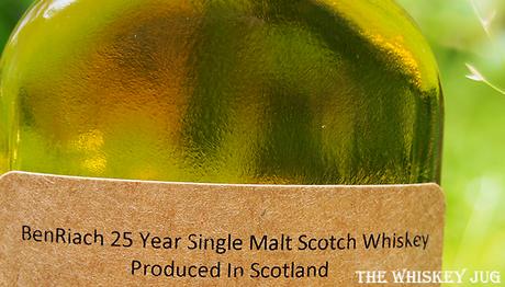 BenRiach 25 Years Label