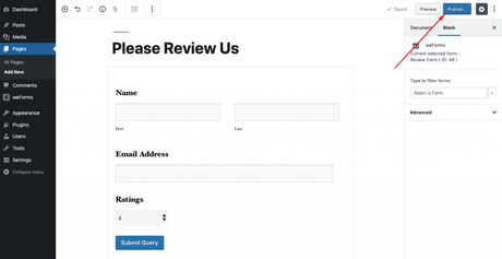 Add a Rating Field in Your WordPress Form In Easiest Way publish