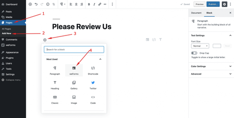 Add a Rating Field in Your WordPress Form In Easiest Way please review us