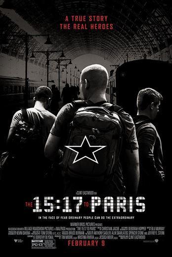 ABC Film Challenge – Biopic – E – 15:17 to Paris (2018)