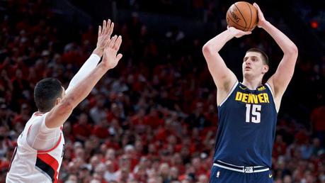 Jokic records triple-double as Nuggets even series with Blazers at 2-2