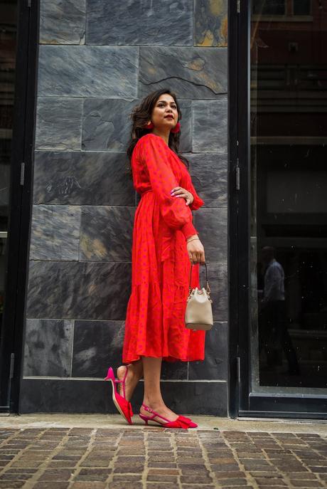 kate spade dress, kate spade heart shoes, kitten heels, valentines aday dress, street style, fashion , style, saumya shiohare, myriad musings