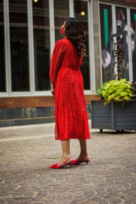 kate spade dress, kate spade heart shoes, kitten heels, valentines aday dress, street style, fashion , style, saumya shiohare, myriad musings