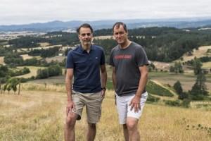Jay Boberg andJean-Nicolas Méo of Domaine Nicolas-Jay have purchased an estate vineyard in Oregon's Dundee Hills.