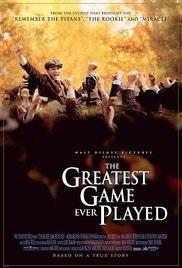 ABC Film Challenge – Biopic – G – The Greatest Game Ever Played (2005)